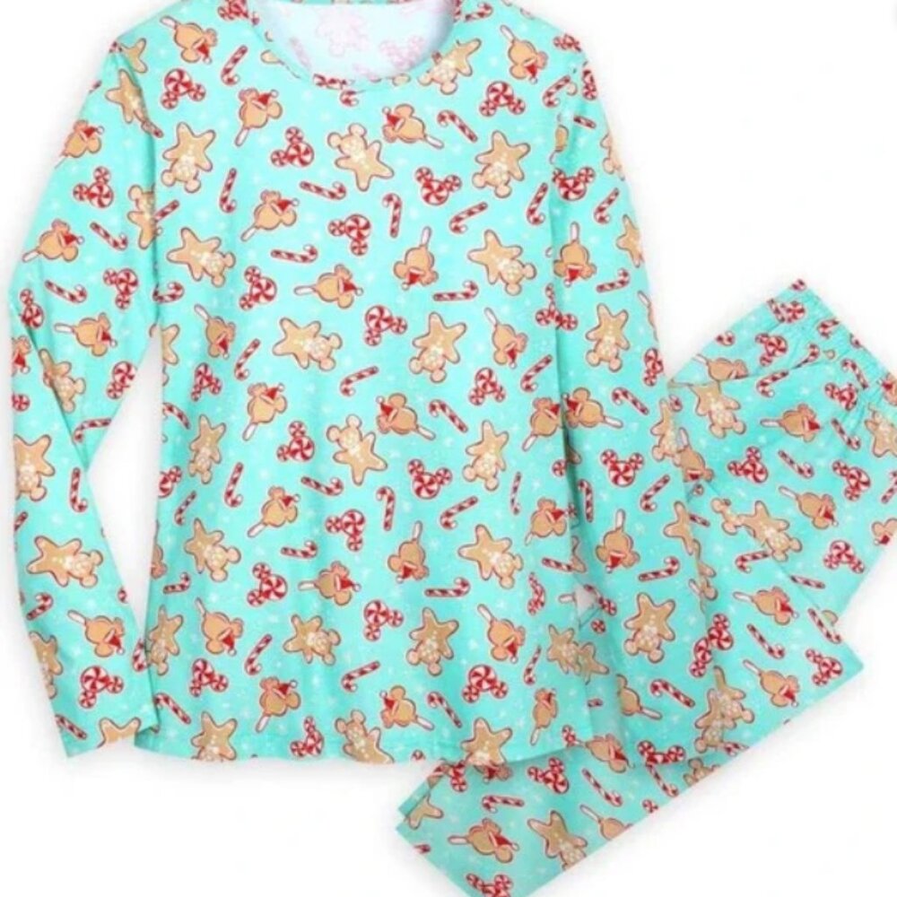 NWT Disney Mickey Mouse Holiday Treats Sleepwear Set for Women